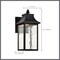 Nuvo Austen Collection, Outdoor Wall Fixture LED SMART Starfish RGBTW Matte Black Clear Water Glass 62/5997 - alternate 3